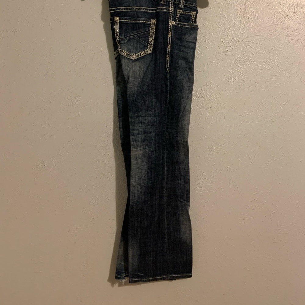 Rock & Roll embellished jeans
